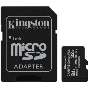 Kingston microSDHC Canvas Select Plus 32GB A1 Class 10 100MB/s + SD adaptér