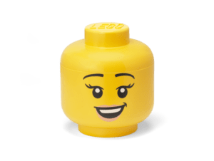 LEGO Storage LEGO úložná hlava (velikost L) - šťastná dívka