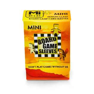 Board Games Sleeves - Mini Non-Glare (50 Pcs) (English; NM)