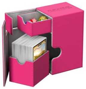 Ultimate Guard Flip'n'Tray Deck Case 80+ (Pink) (English; NM)