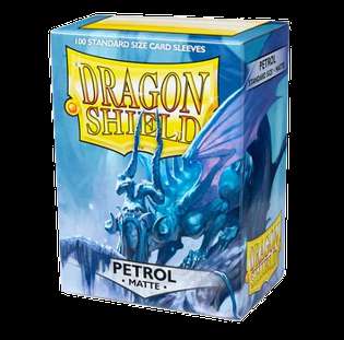 100 Dragon Shield Sleeves - Matte Petrol (English; NM)