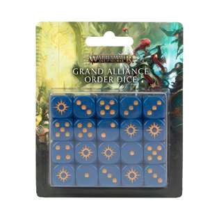 Warhammer AoS - Dice Set: Grand Alliance Order (English; NM)